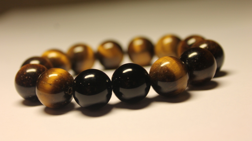 14 mm Rokassprādze naturālie akmeņi tīgeracss