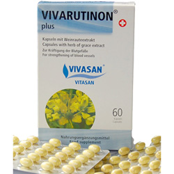 VIVASAN Kapsulas VIVARUTINON PLUS